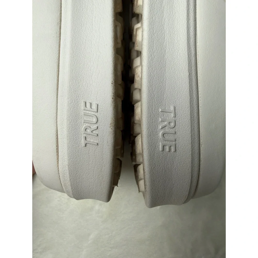 TRUE Linkswear All Day Clog White Slip On Shoes Mens 9 Womens 11
